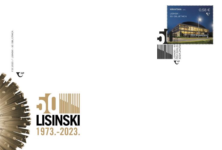 Hrvatska pošta THE VATROSLAV LISINSKI CONCERT HALL 50TH